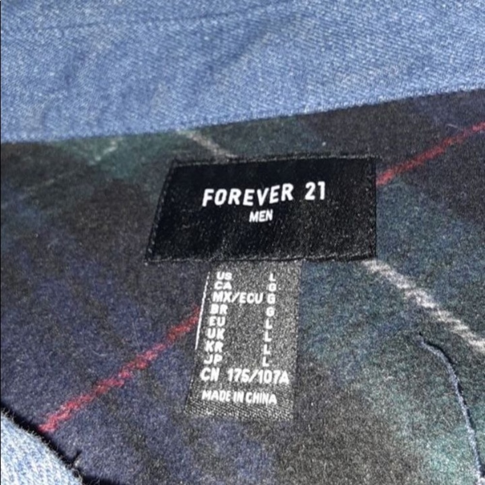 Black, red, green & white flannel for Men